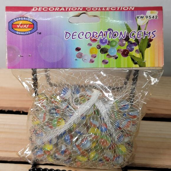 9.5 Oz Bag of Mini Cats Eye Glass Marbles - NEW / SEALED - Picture 1 of 5